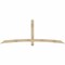 Ekena Millwork Bellingham Rough Sawn Timber Gable Bracket, Douglas Fir, 96"W x 36"H x 2"D x 4"F, 9/12 Pitch GBW096X36X0204BEL00RDF - alternate 1